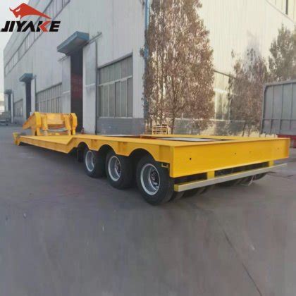3/Tri Axle 60-70ton Heavy Duty Gooseneck Lowbed Low Bed Trailer ...