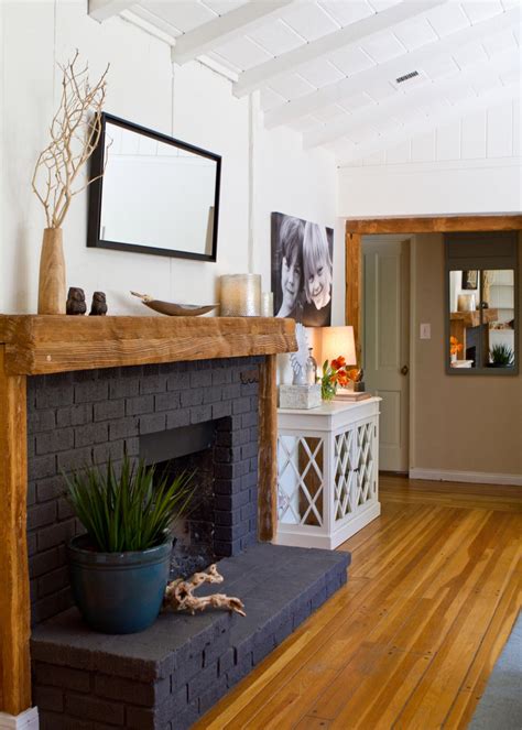 15 Gorgeous Painted Brick Fireplaces | HGTV's Decorating & Design Blog ...