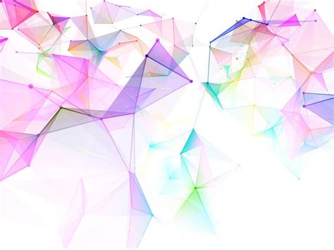 3D moderner Technologiehintergrund mit Plexusdesign | Kostenlose Foto