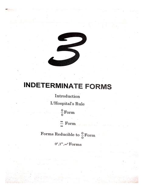 Image result for Indeterminate Forms