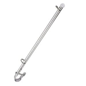 Asta Bandera Inox304, para riel-----L: 40 cm. | Naval Chicolino