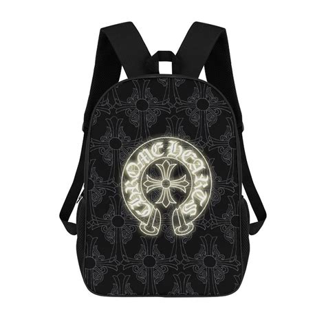 Chrome Hearts Backpack Cartoon Travel Bag Portable Large Capacity ...