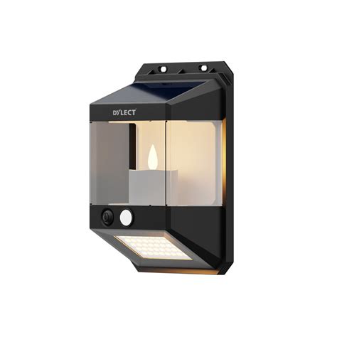 Dylect Solar Candle Wall Light – Small, Elegant Outdoor Lighting
