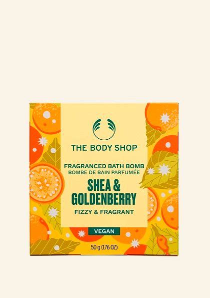 Shea & Goldenberry Bath Bomb | The Body Shop