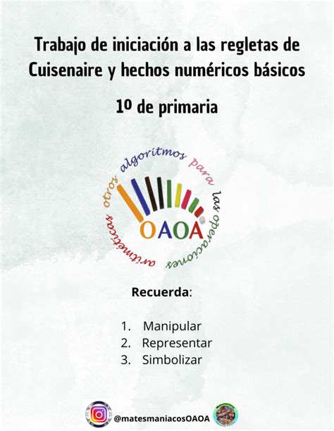 Iniciación al trabajo con regletas - Aula en Juego