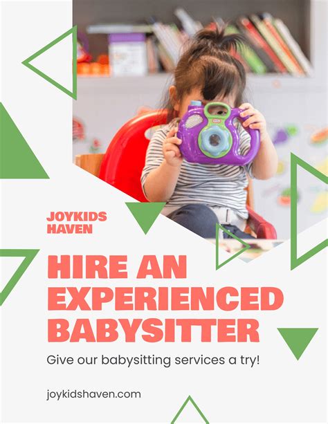 Babysitting Flyer Template Google Docs