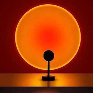 BOVZOX Sunset Projection LED 180 Degree Rotation Atmosphere Sunset Lamp ...