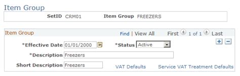 Defining Item Control Values
