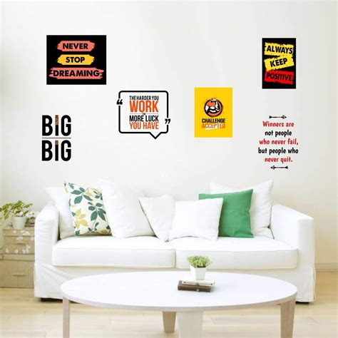 Decal O Decal Life Motivation Quotes Wall Stickers (PVC Vinyl ...