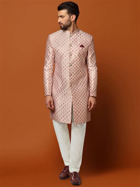 Kisah Men's Multi Indowestern Churidar Set - Kisah