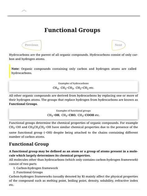 Image result for Types Functional Groups