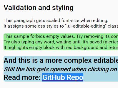 55+ JQuery Editable Plugins - October 2025