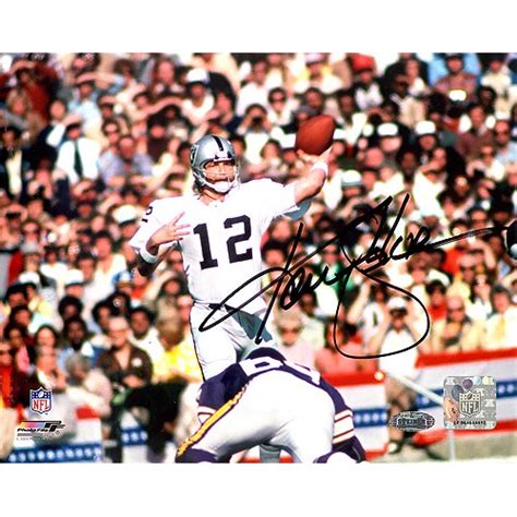 NCAA Ken Stabler Oakland Raiders Action Autographed 8-by-10-Inch ...