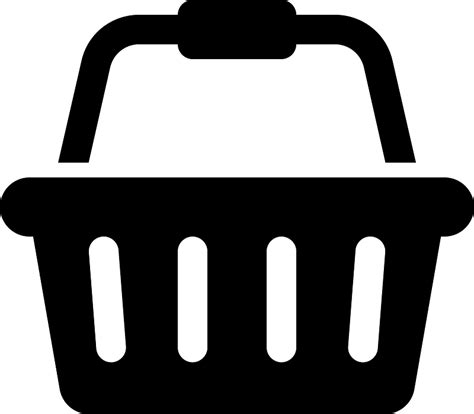 Shopping-basket icon. Free download transparent .PNG | Creazilla