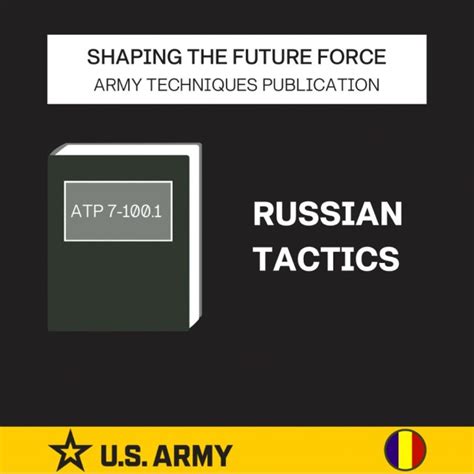 New Army Techniques Publication informs force on Russian Tactics ...