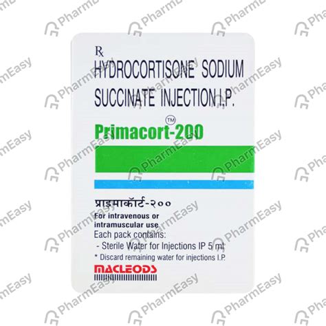 Primacort 200 MG Powder For Injection (1): Uses, Side Effects, Price ...