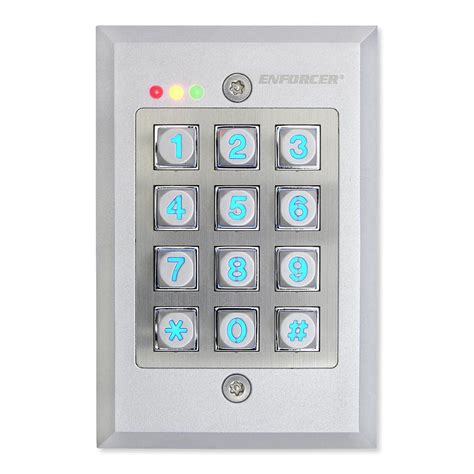 SECO-LARM SK-1123-FDQ Vandal Resistant Flush-Mount Access Control ...