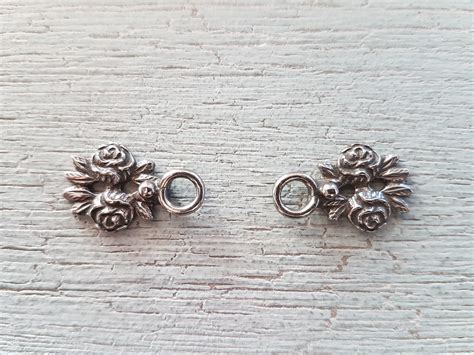 Bodice Eyelet With Roses, Silver, Lace Hooks, Lace Eyelets, Dirndl, Wedding Dress, Corsage ...