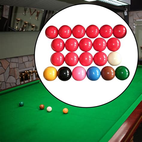 Snooker Balls Set, Billiard Balls Set, Complete 22 Balls 52.5mm 2 1/16 ...