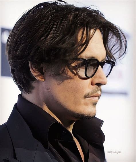 Johnny Depp 💕 | Johnny depp hairstyle, Mens hairstyles short, Johnny ...