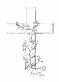 Image result for Cross with Flowers Coloring Pages