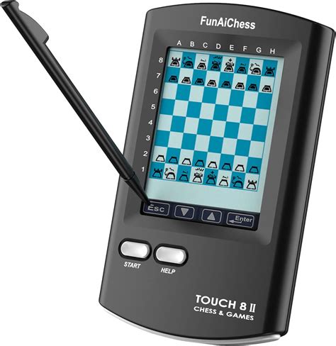 Amazon.com: FunAiChess Handheld Electronic Chess Board 8 in 1 Touch ...