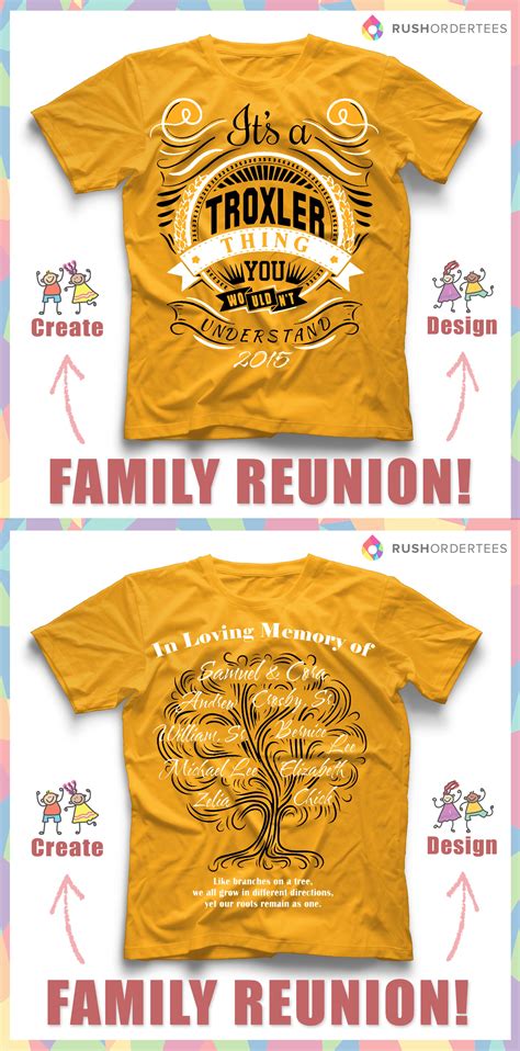 Family Reunion custom t-shirt design idea! Create an awesome custom ...