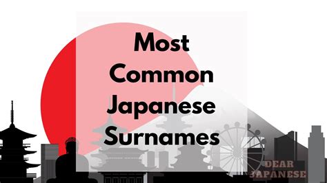 15 Most Common Japanese Surnames With Meaning And Origins – Japan Truly