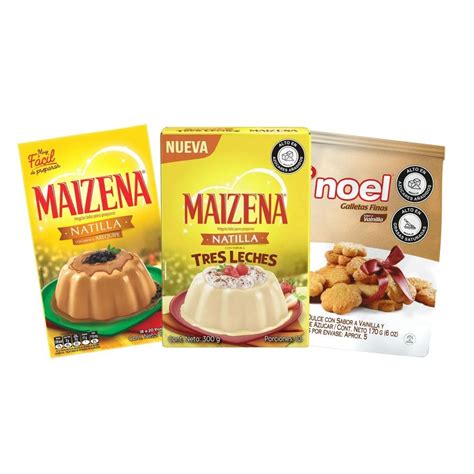 Buy Natilla de Tres Leches, Buñuelos Maizena y Galletas Noel 170gr (3 ...