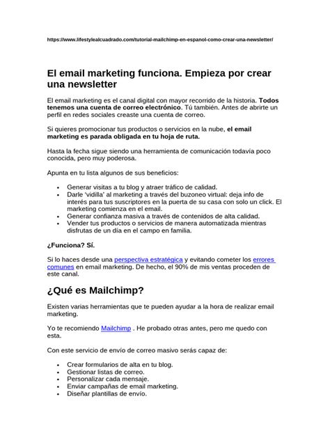 MailChimp Tutorial PDF 的图像结果