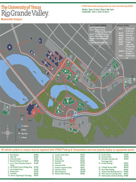 Utrgv Brownsville Map | PDF | Science