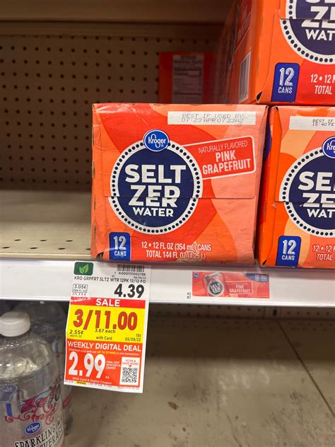 Kroger Seltzer Water as low as $2.99! - Kroger Krazy