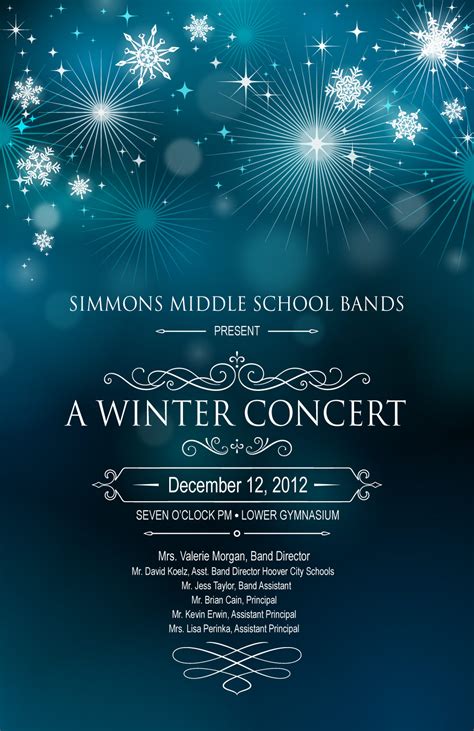 Image result for Winter Concert Program