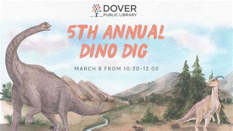 5th Annual Dino Dig ?, 525 N. Walnut Street, Dover, OH, 8 March 2025 ...