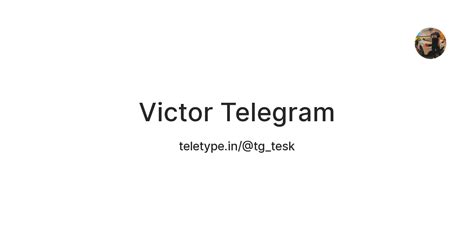 Victor Telegram — Teletype