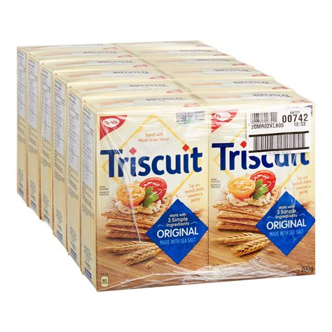 Cracker Triscuit Original 200 g. - 12 x 200 g - Christie - Restaurant ...