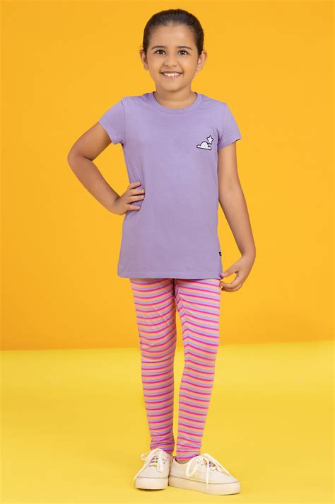 Playmate Girls Leggings Pink Combed Cotton – XY LIFE