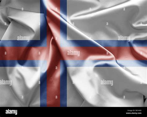 Flag of the Faroe Islands Stock Photo - Alamy