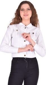 ZEESHE MEESHE Full Sleeve Solid Women Denim Jacket - Buy ZEESHE MEESHE ...