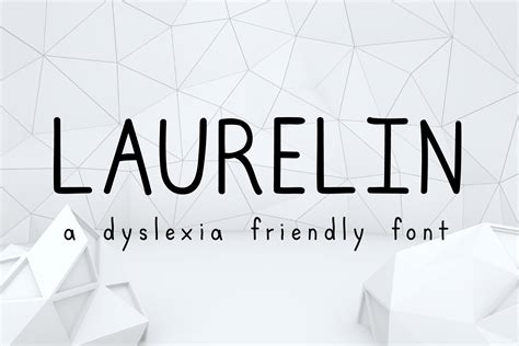 Laurelin, a dyslexia friendly font | Sans Serif Fonts ~ Creative Market