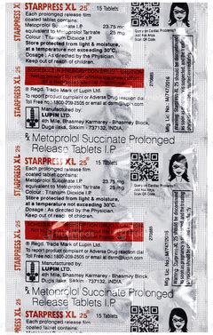 Starpress Xl 25 Tablet – High Blood Pressure Treatment
