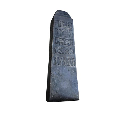 Buy Black Obelisk of Shalmaneser III Replica: Ancient Assyrian Decor ...