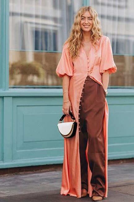 Style Therapy: Beat The Quarantine Monotony With A Dress Over Pants ...
