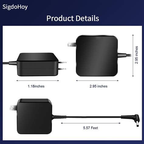 65W 45W Laptop Charger Lenovo IdeaPad 3 5 ADL45WCC 330 110 310 | Shop ...
