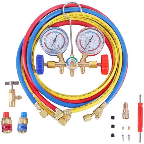 Snapklik.com : YSTOOL 3 Way AC Manifold Diagnostic Gauge Refrigerant ...