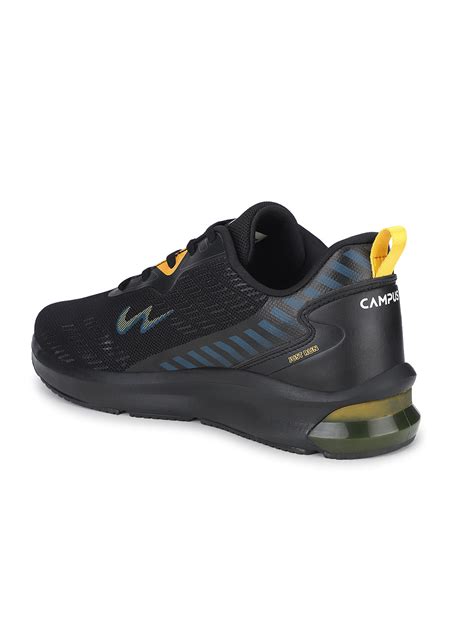 Buy Campus CAMP-EDGE Black Men's Sports Shoes Online | Campus Shoes