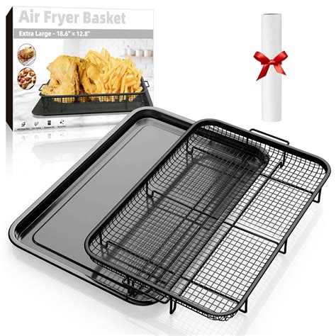 Air Fryer Basket for Oven, Extra Large 18.6" x 12.8" Oven Air Fryer ...