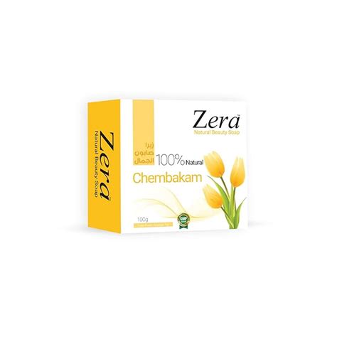Buy ZERA NATURAL BEAUTY SOAP CHEMBAKAM 100GM (Pack of 5) Online at Low ...