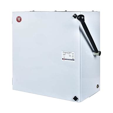 FTC 200Amp Change Over Switch Side Handle Four Pole Knife Type 415V ...