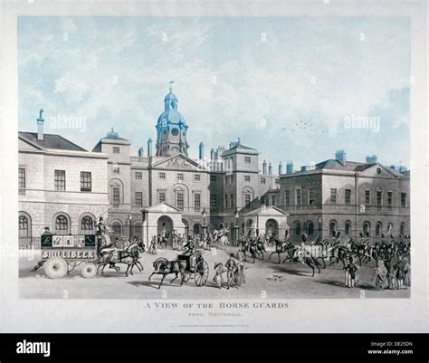 'A view of the Horse Guards from Whitehall', Westminster, London, 1836 ...